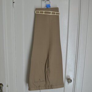 Paul Fredrick Men's Slacks - Khaki, Size 48
